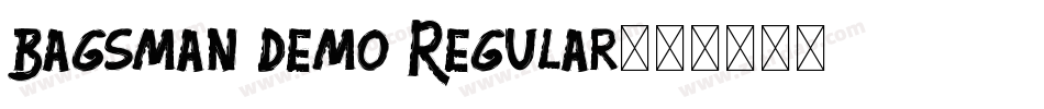 Bagsman Demo Regular字体转换
